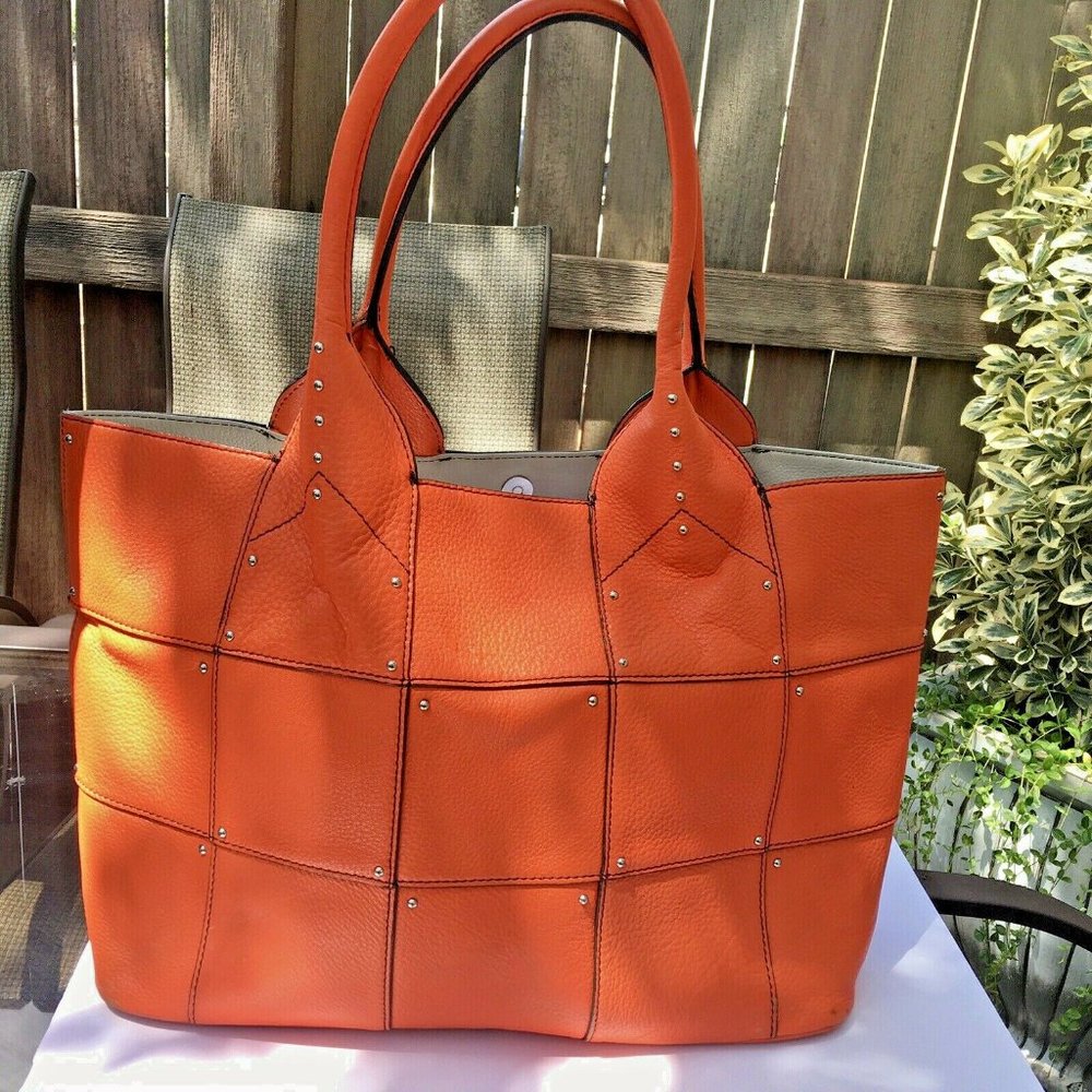 orYANY Summer Studded-Detail  Leather Tote Bag - Picture 4 of 9